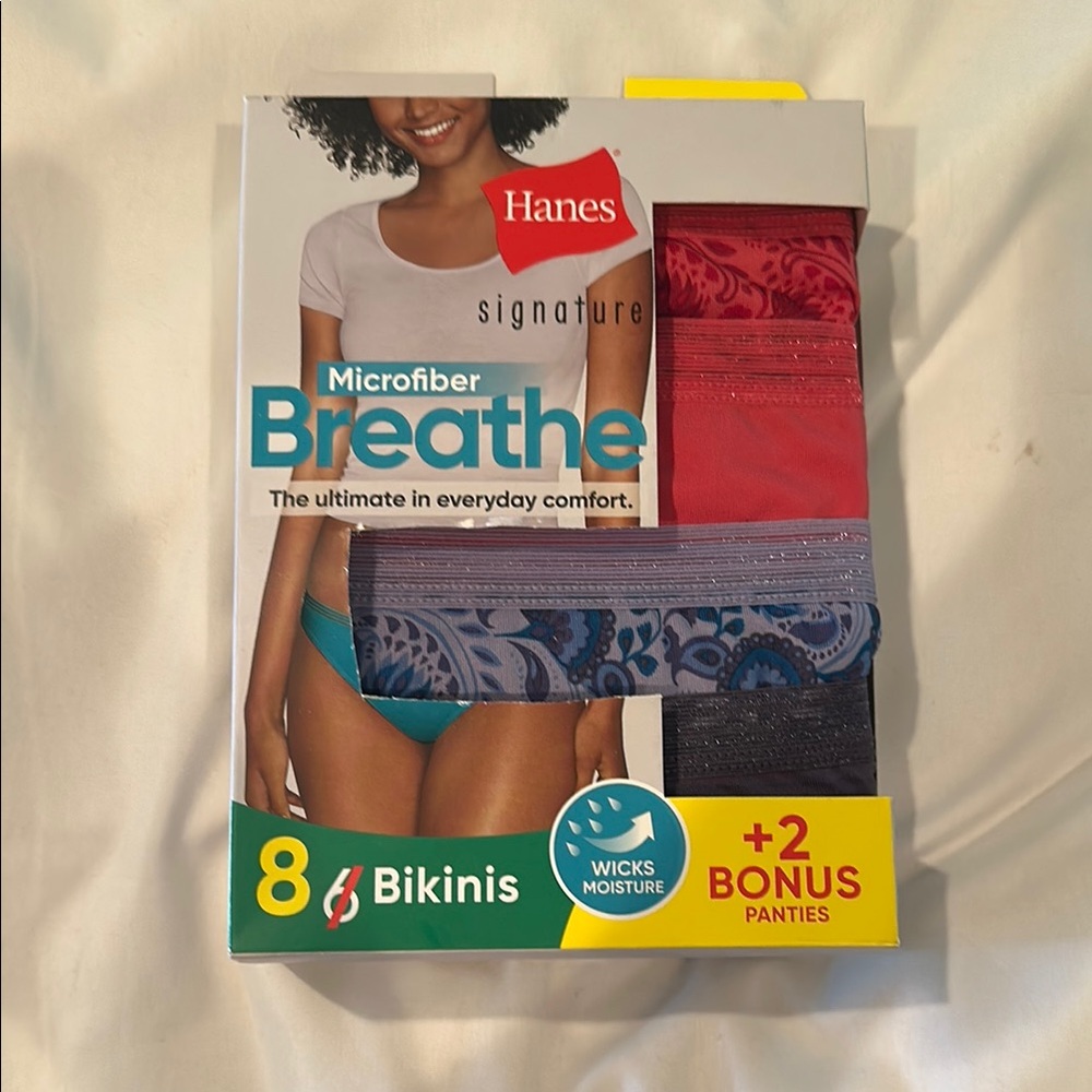 Hanes Red and Blue Underwear Collection Breathable Comfort